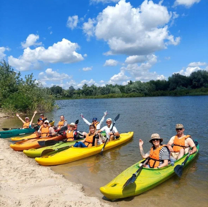 Сплав на байдарках в Верховье Дона Раздорская-Мелиховская в Москве