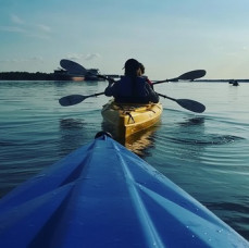 Сплав на байдарках в Раздорской - вокруг острова Поречный в Москве