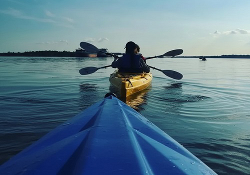 Сплав на байдарке в Ростове в Москве