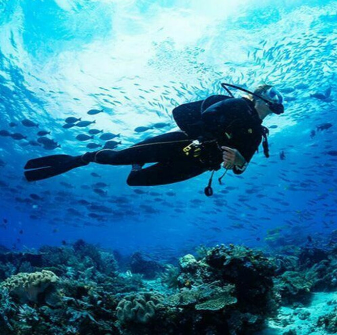 Пробное погружение с аквалангом в Москве