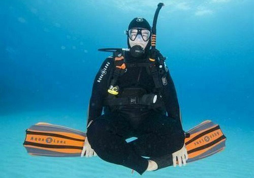 Пробное погружение с аквалангом в Москве