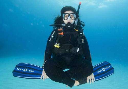 Пробное погружение с аквалангом в Москве