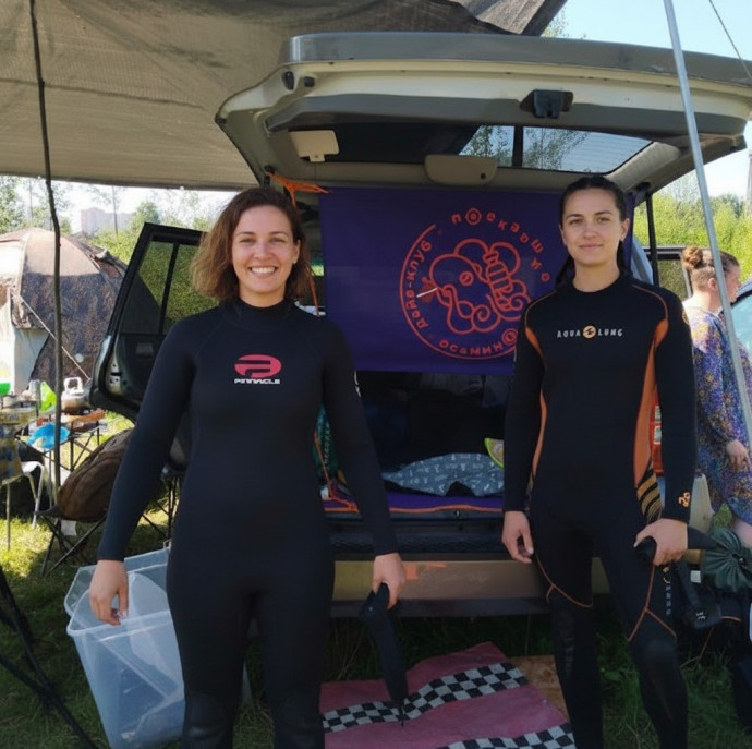 Пробное погружение с аквалангом в Москве