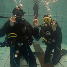 Пробное погружение с аквалангом в Москве