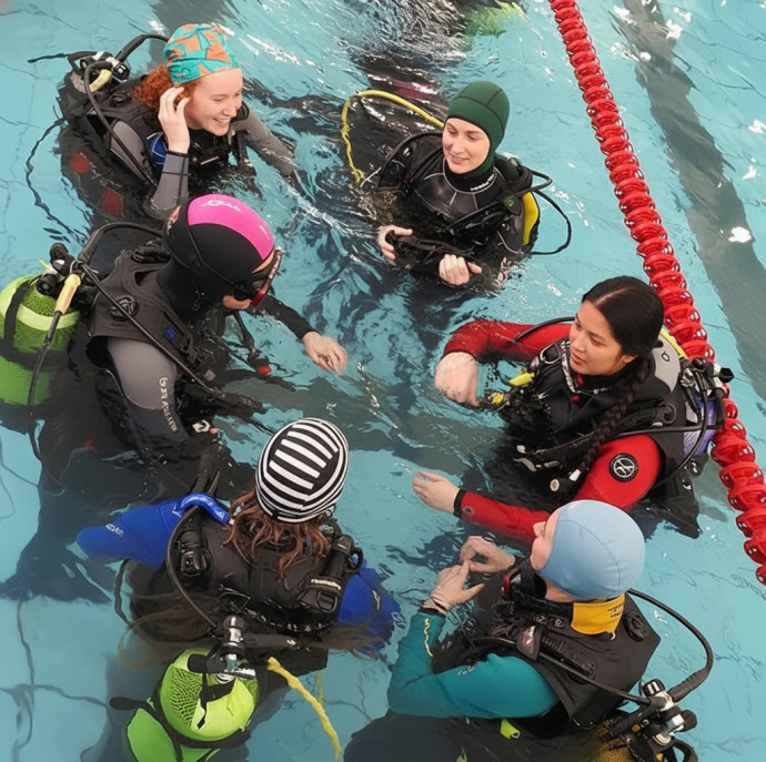 Начальный курс дайвинга PADI Open Water Diver (referral) в бассейне в Москве