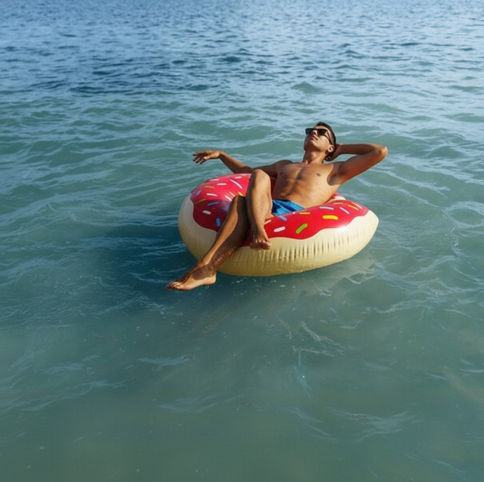 Катание на ватрушке в Москве