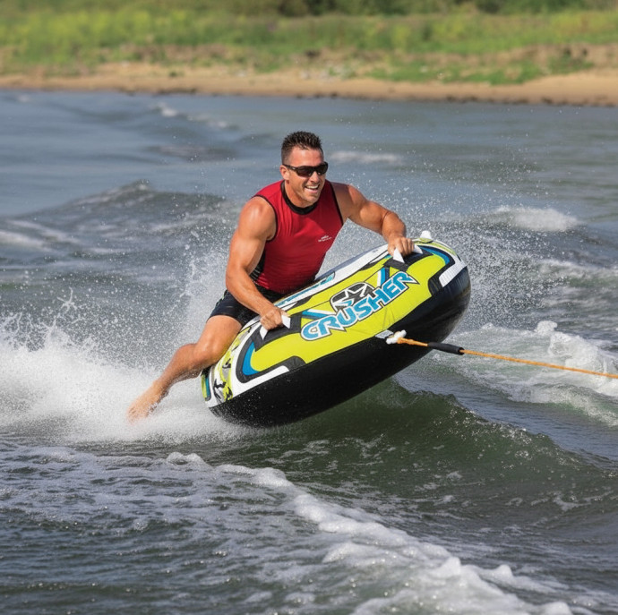 Катание на ватрушке в Москве
