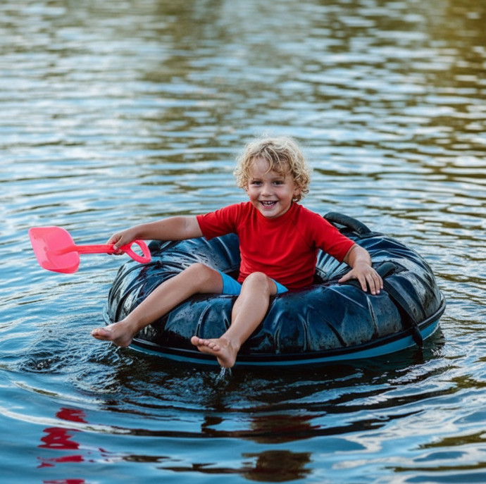 Катание на ватрушке в Москве