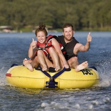 Катание на ватрушке в Москве