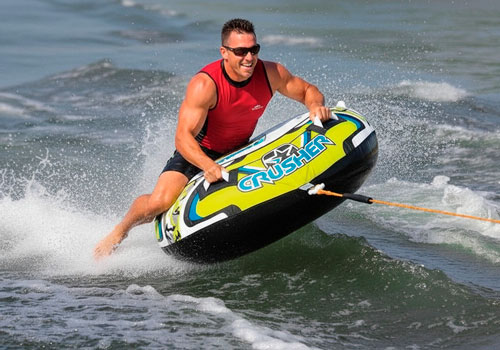 Катание на ватрушке в Москве