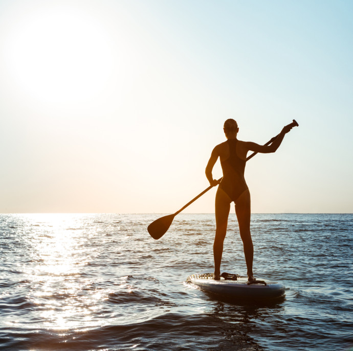 Прогулка на Sup-серфе в Москве