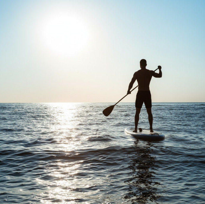 Прогулка на Sup-серфе в Москве