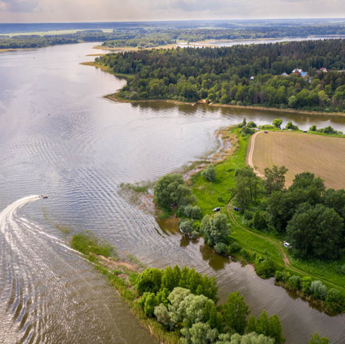 Прогулка на скоростном катере в Москве