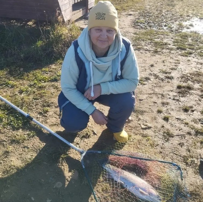 Рыбалка на водоёме в Москве