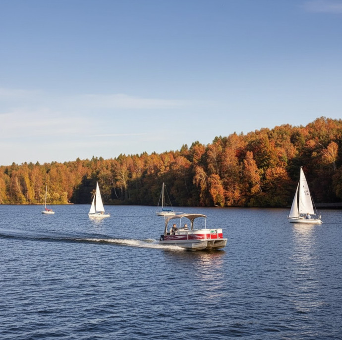 Семейная прогулка на яхте в Москве