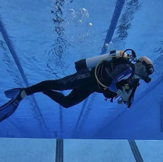 Дайвинг погружение в бассейне в Москве