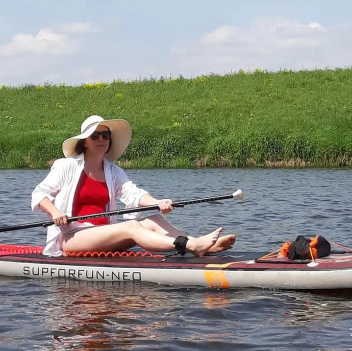 Прогулка на сапборде в Москве