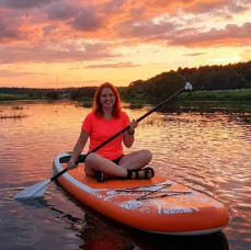Прогулка на сапборде в Москве
