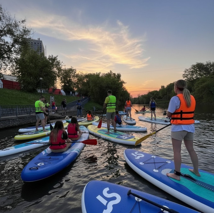 Прокат SUP-серфа в Москве
