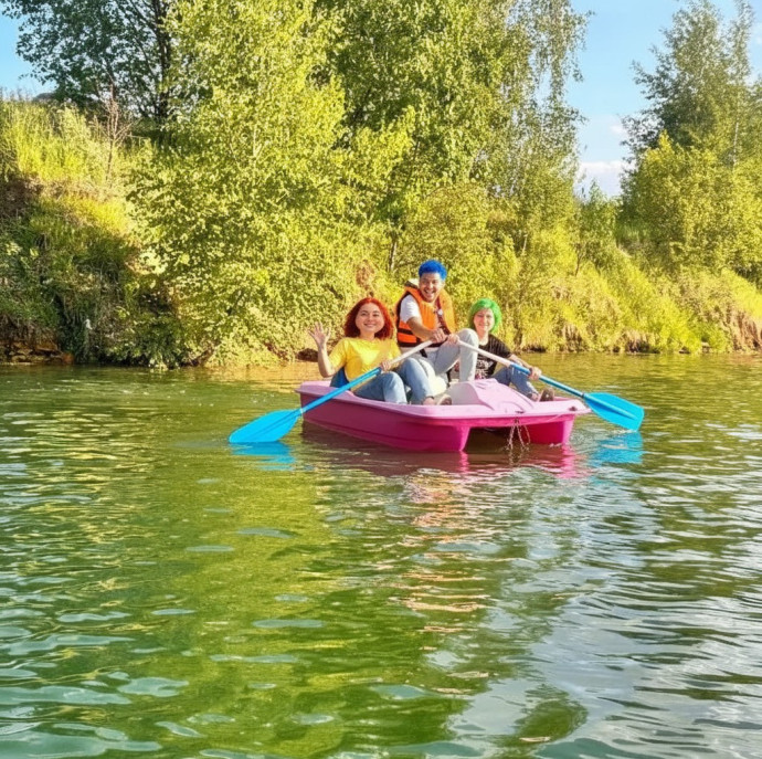 Прогулка на катамаране в Москве