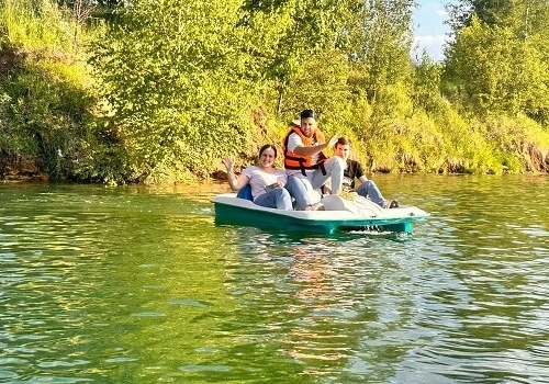 Прогулка на катамаране в Москве