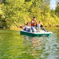 Прогулка на катамаране в Москве
