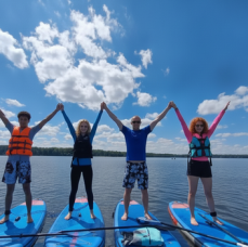 SUP прогулка для начинающих в Москве