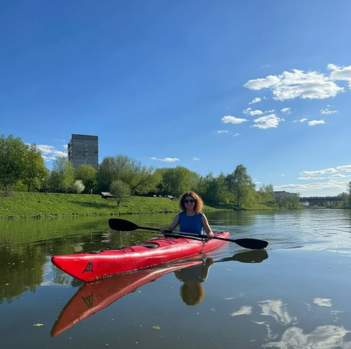Прогулка на каяках в Москве