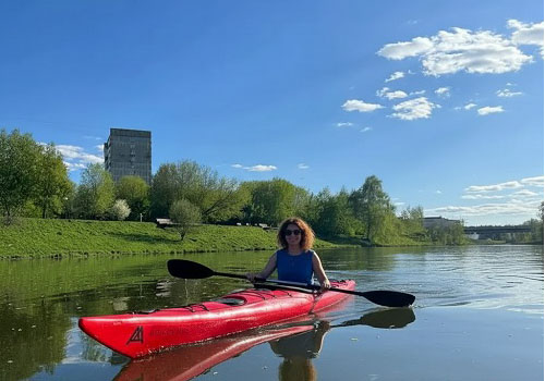 Прогулка на каяках в Москве