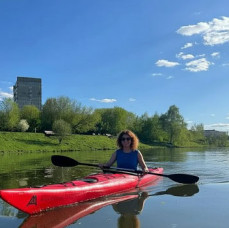 Прогулка на каяках в Москве