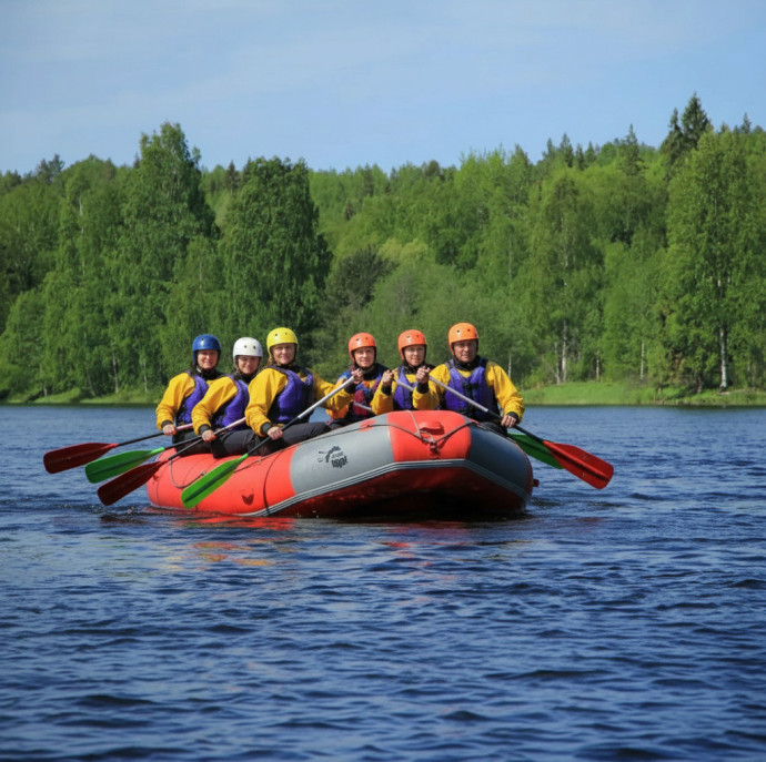 Рафтинг тренировка в Москве