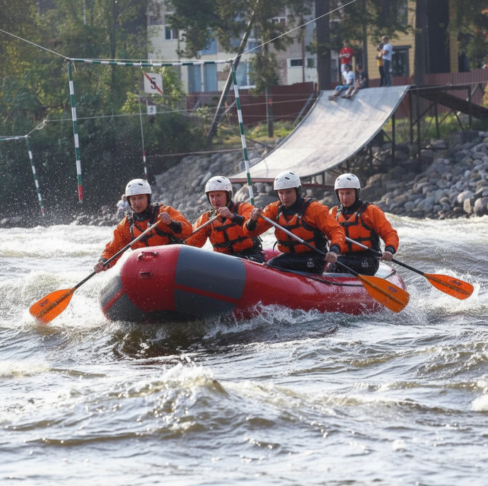 Рафтинг тренировка в Москве