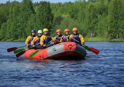 Рафтинг тренировка в Москве