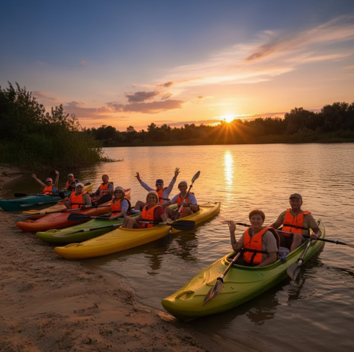 Сплав на байдарках Ростов-Азов в Москве