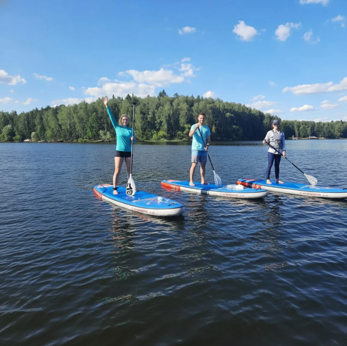 SUP прогулка для Продолжающих в Москве