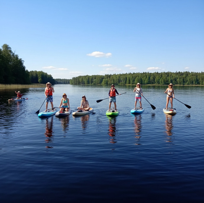 SUP прогулка Закат в Москве