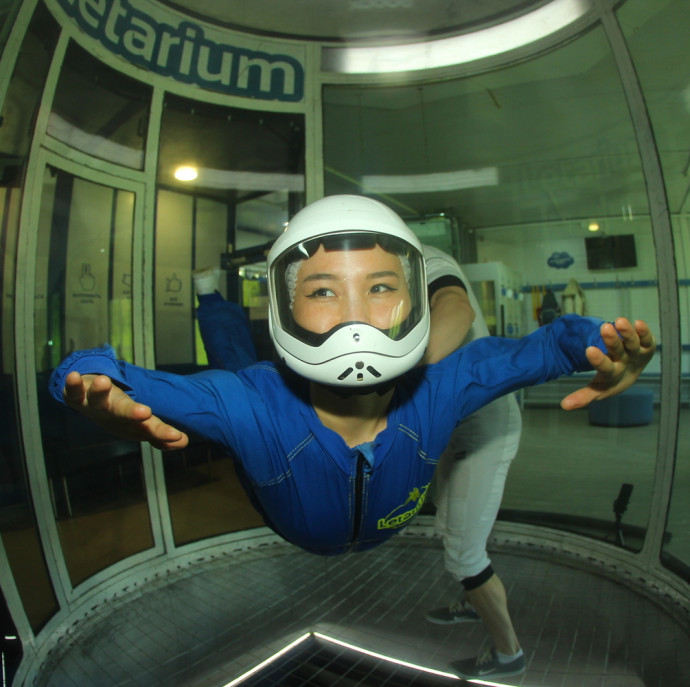 Полет в аэротрубе в Москве