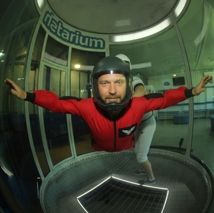 Полет в аэротрубе в Москве