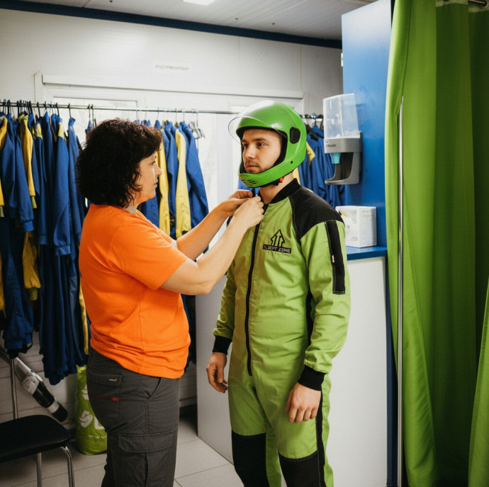 Полет в аэротрубе в Москве