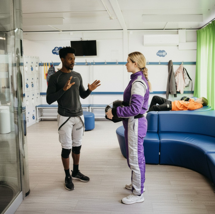 Полет в аэротрубе в Москве