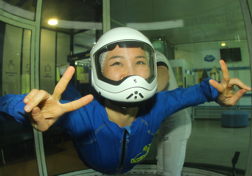 Полет в аэротрубе в Москве