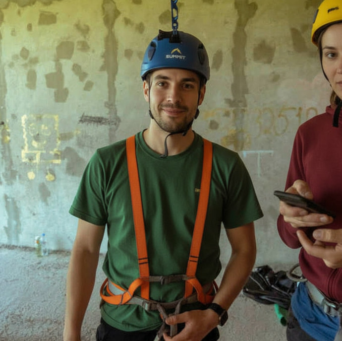 Прыжок с веревкой в Москве