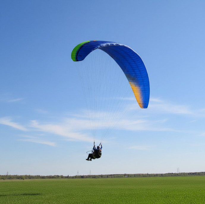 Полет на параплане в Москве