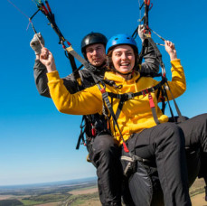 Полет на параплане в Москве