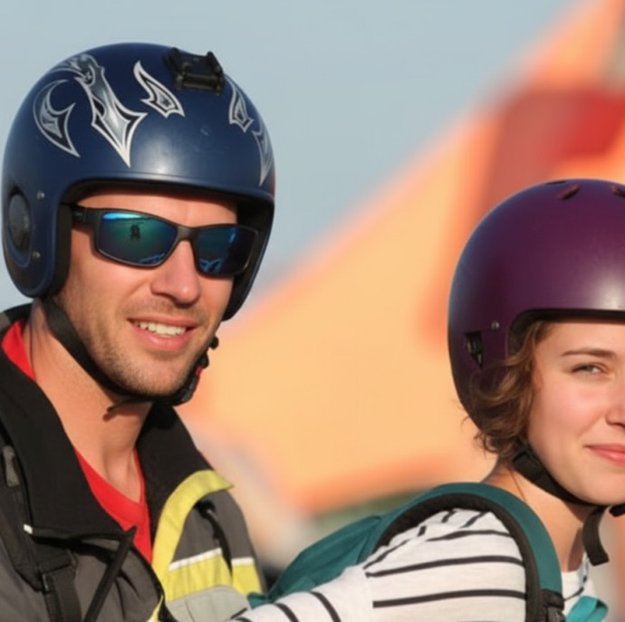 Обзорный полет на параплане в Москве