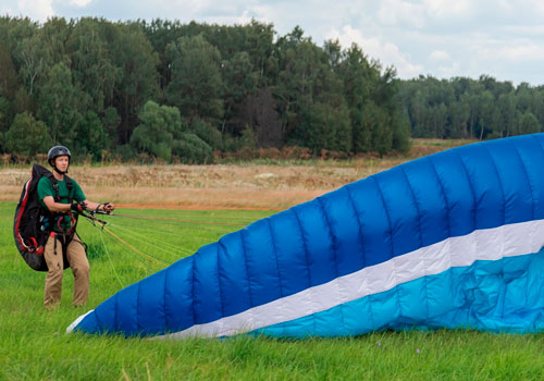 Обзорный полет на параплане в Москве