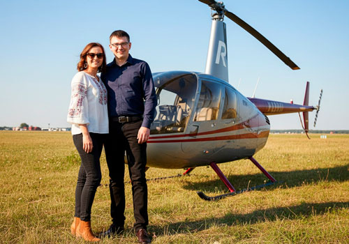 Полет на вертолете в Москве