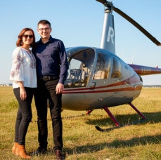 Полет на вертолете в Москве