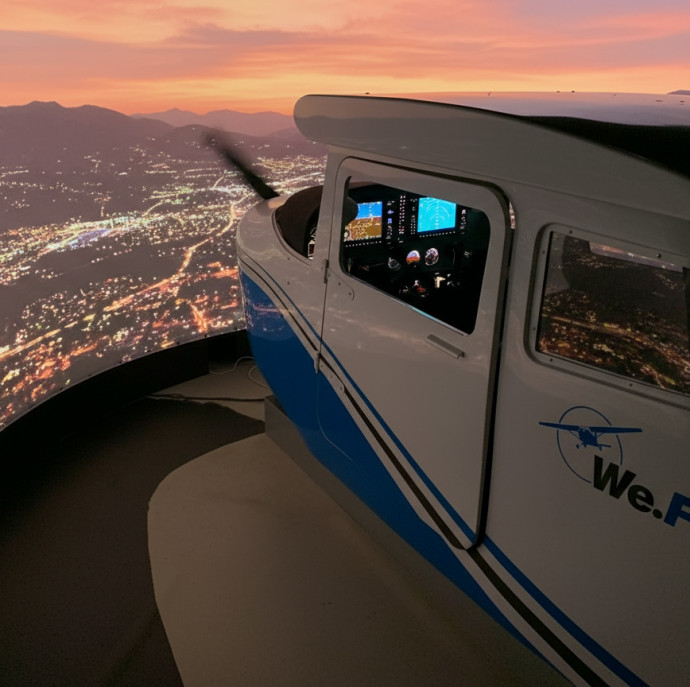 Полет на авиатренажере Cessna 172 в Москве
