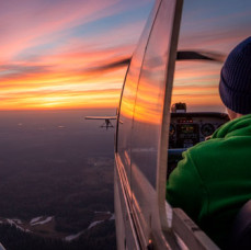 Полёт на планере Blanic L13 в Москве